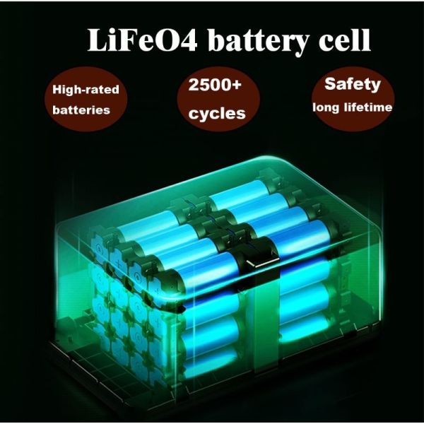 1200W Portable Power Station with LiFePO4 Battery and Pure Sine Wave Output for Outdoor Camping