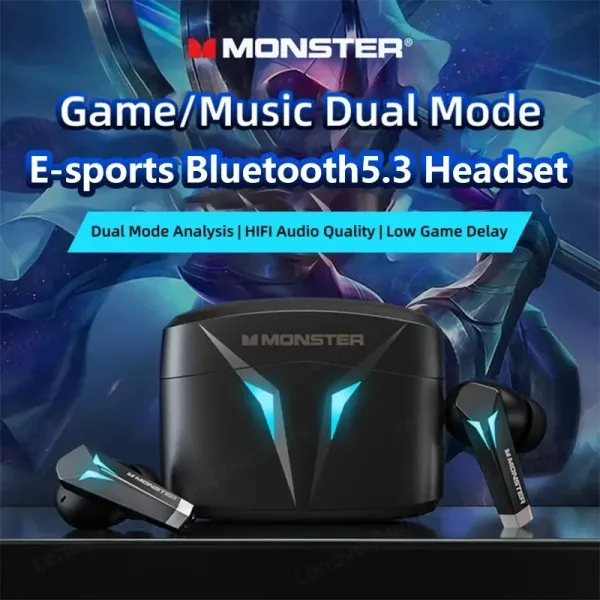 Monster XKT06 Game Wireless Earbuds Sports Earphones Portable Livepods