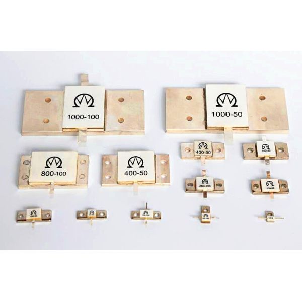 RIG42 800W 50Ω High Power Ceramic RF Resistor with Flange Mount for Stable Performance