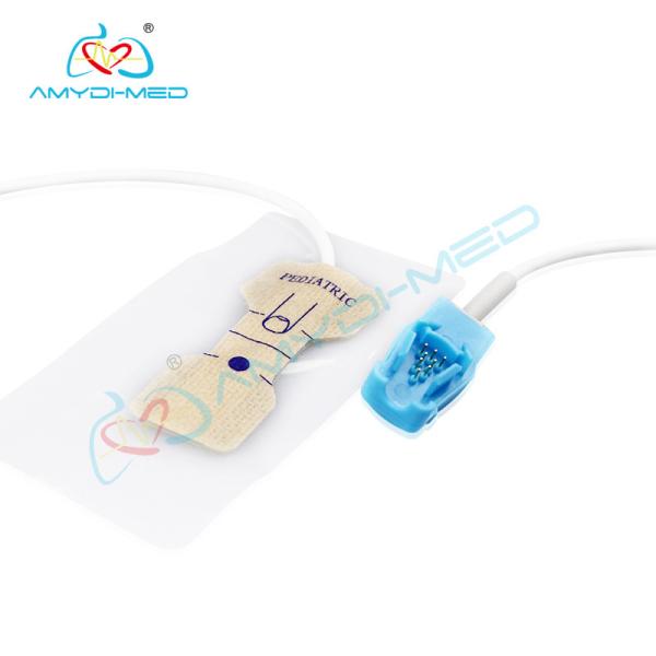 8 Pin Disposable Pulse Oximeter Finger Sensor Compatible Datex Pvc Cable