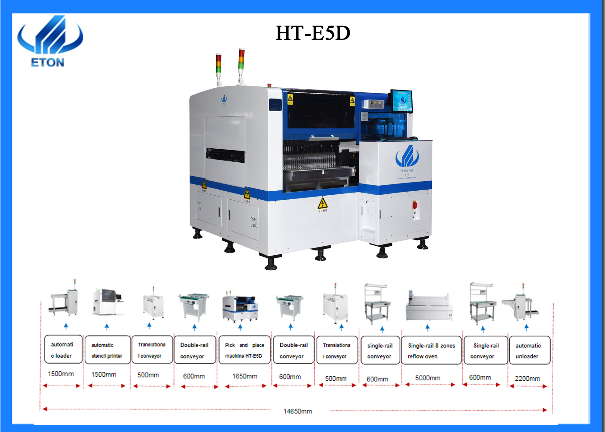 Selección de las cabezas calientes de la venta 16 y máquina de alta velocidad del montaje del microprocesador de la máquina del lugar