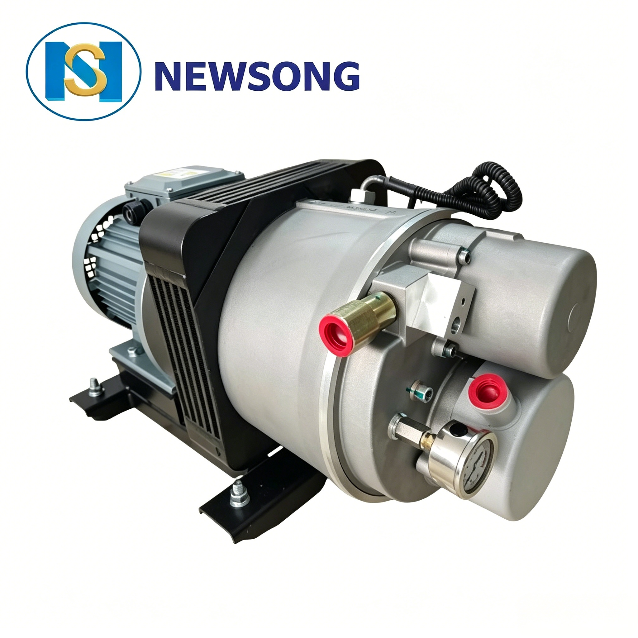 Electric Bus Spare Parts Air Compressor Machine 3KW 4KW 3000r/min 80V Energy Saving