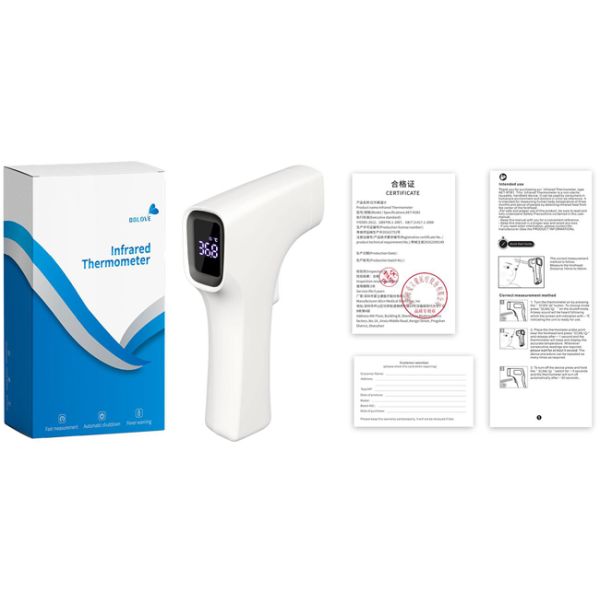 Medical Grade Non Contact Infrared Thermometers Fever