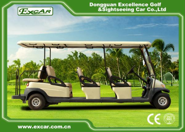 carrinho do golfe de 48V 3.7KW 8 Seater/carro Sightseeing bonde com os suportes de copo profundos