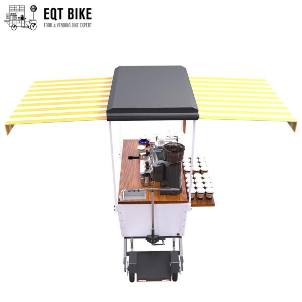 Cargo Scooter Wear Resistance Bicycle Coffee Cart With Remote Key