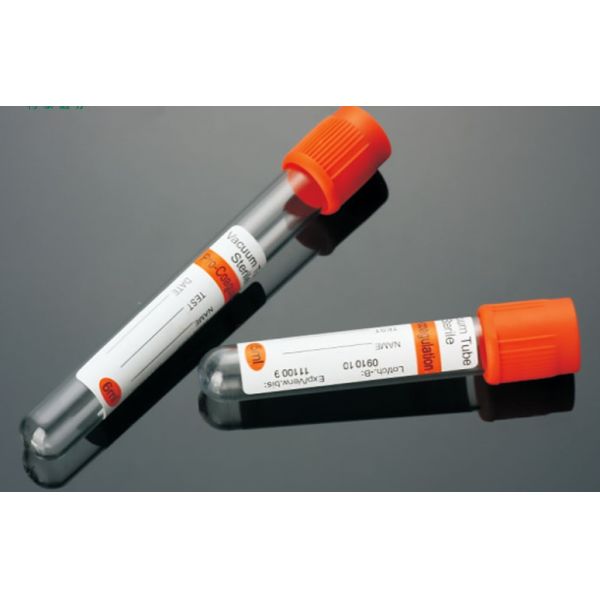 Вакуума крышки Orang трубка 1ml свертывания красного стеклянного пластикового Pro - 10ml устранимое