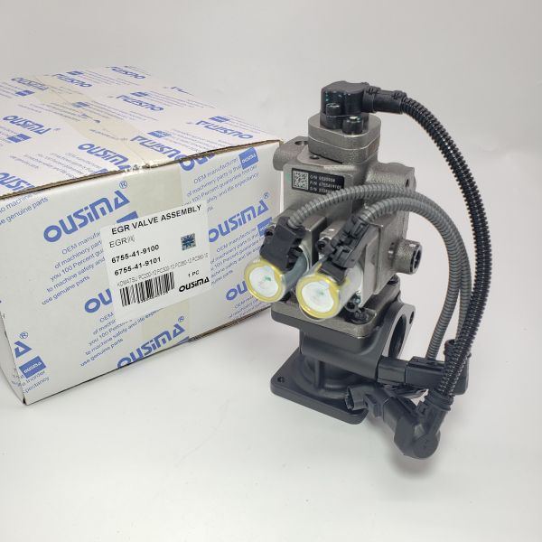 EGR клапан 6755-41-9100 6755-41-9101 Для KOMATSU PC240 PC290 PC360 PC390 PC390LL SAA6D107E WA320 WA380