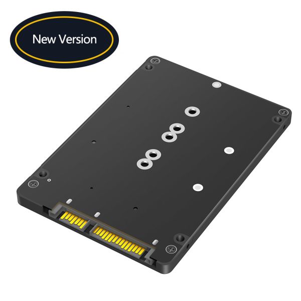 2 в 1 комбинировать M.2 NGFF Key B & MSATA SSD к 2.5 SATA3 адаптер с пластиковым корпусом