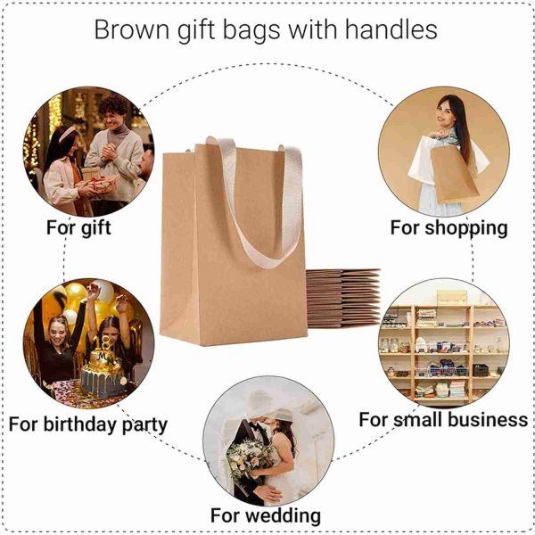 Boutique Jewellery Wedding Goodies Paper Bag 16x6x12 Custom Label