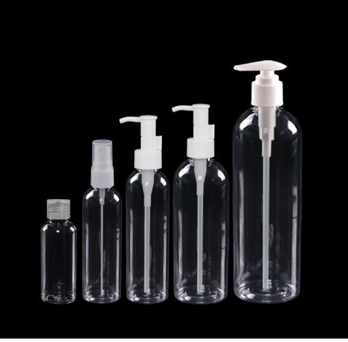 100ml 200ml Empty PET Plastic Bottles For Cosmetics