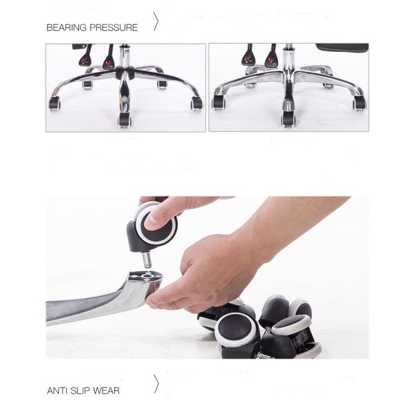 Sedentary People Home Study Pulley Swivel Anchor Chair With Stainless Steel Base