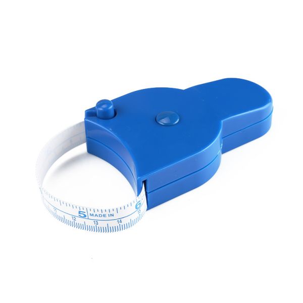 Ruban métrique escamotable pouces bleus doux de corps de Wintape de 60 pour des bras de buste de hanche de taille