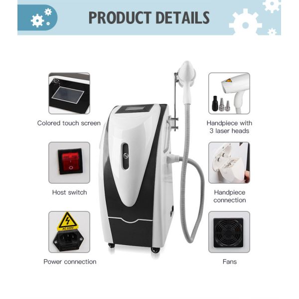 1064nm/532nm лазер переключателя OEM q татуирует удаление для вышивки брови