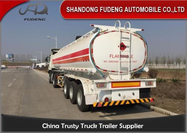 Oil Tanker Crude Oil Tank Trailer Fuel/petroleum 45000l Steel Fuel Tanker Semi Trailer