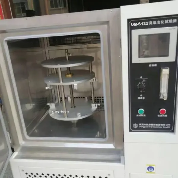 ASTM D1171 Ozone Test Chamber with 0℃~+80℃ Temperature Range and 10 ~ 1000pphm Ozone Concentration for Static Stretching Cable Aging