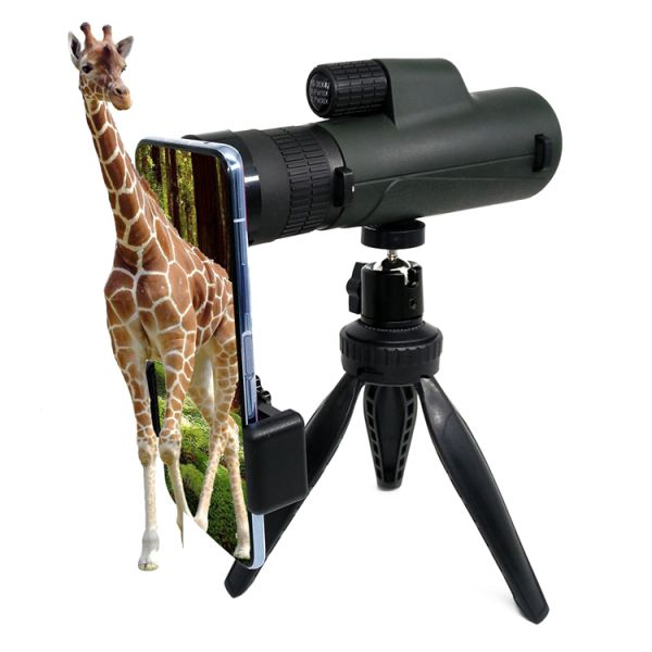 Monocular сигнала сильной призмы 10-30x42 Bak4 регулируемый для наблюдать птицы