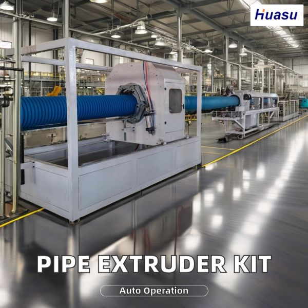 Siemens PLC Controlled HDPE Pipe Extrusion Line with 32mm - 1600mm Pipe Diameter Range and 100-2000kg/h Output