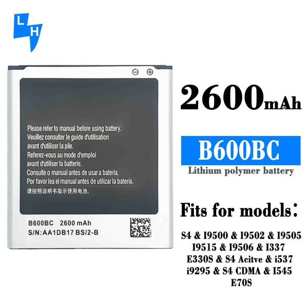 MOQ B600BC B600BE B600BU Цифровая батарея для Samsung Galaxy S4 i9500