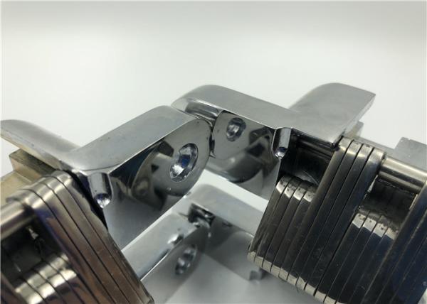 Low Noise Invisible Spring Hinges With Satin Stainless Steel / Polished Surface