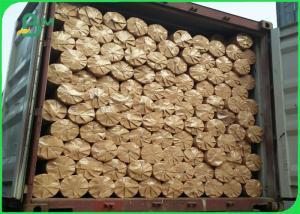 rolo enorme de papel 72" do teste padrão de 100gsm Recyled Kraft uso da fábrica