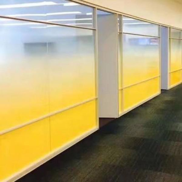 Customizable Tempered Art Gradient Laminated Glass for Architectural Creative Designs