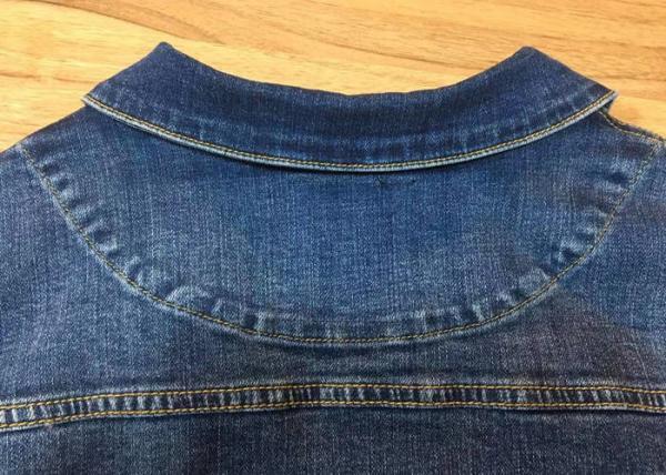 Indigo Trucker Cotton Mens Denim Jacket And Jeans , Slim Fit Denim Jacket Fashion