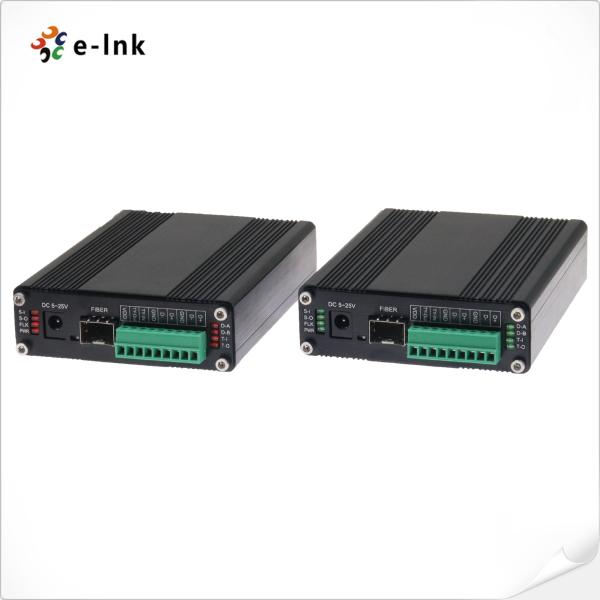 Industrial 3G/HD-SDI Fiber Converter with Bidirectional Audio, Tally and RS485 Data