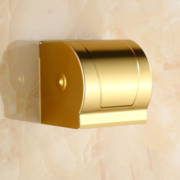 Vintage Bronze Toilet Paper Tissue Dispenser Toilet Roll Storage Box