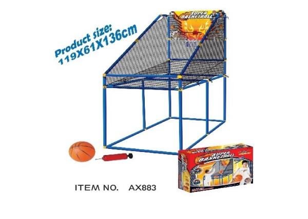 Playing Portable Kids Sports Toys Plastic Indoor Basketball Hoop With Stand