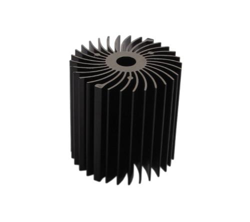 Precision Pequeno Lava-Caldas de Alumínio de 50 mm Com Tratamento de Anodo Negro