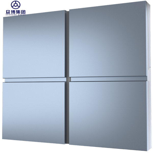 Rock wool core composite panel with polyurethane edge sealing