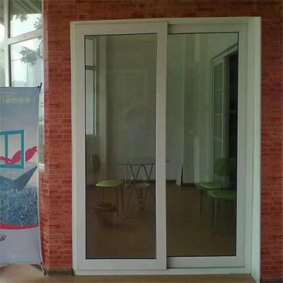janela de deslizamento de 5mm a únicas UPVC e trilha de vidro ISO9001 da porta dois aprovaram