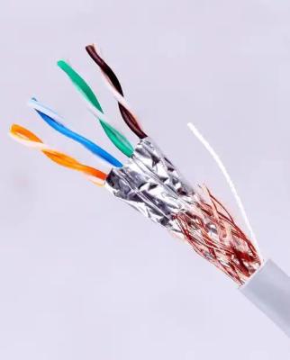 Wholesale Bulk CAT7A SFTP 23AWG LSZH White Lan Cable  for Industrial  Data Center Networks