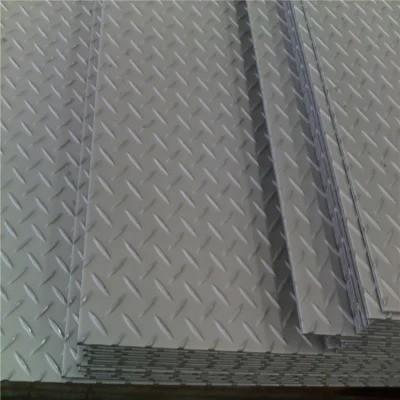 Checkered Stainless Steel Sheet 0.7 Mm 0.5mm 0.4mm Diamond Pattern 410 409 Ss Plate