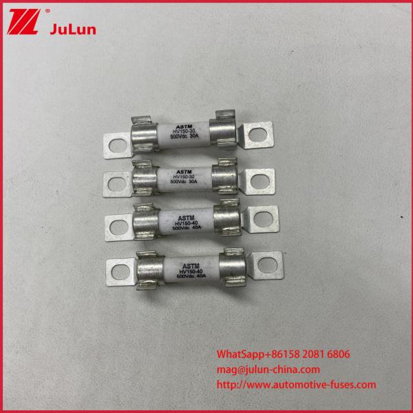 JASO D622 2006 Executive Standard DC500V Voltage Electric Vehicle Ceramic Tubular HV150 50BP FUSE For Small Size Vehicles