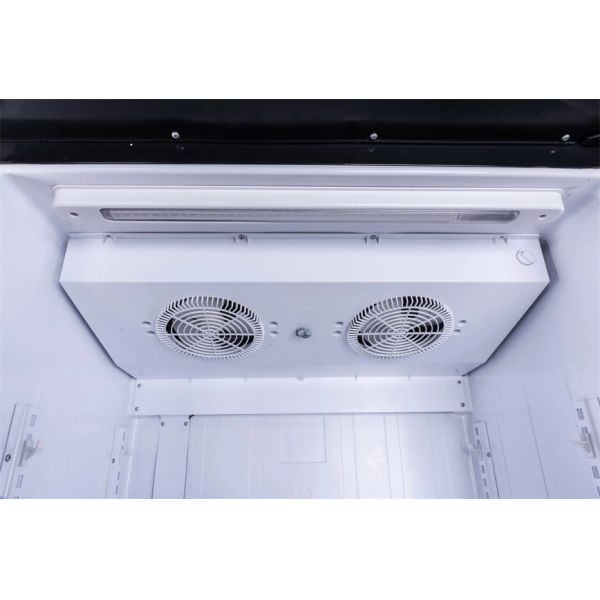 Портативная одностеклянная дверь напитки вертикальная витрина охладитель напитков холодильник 280L