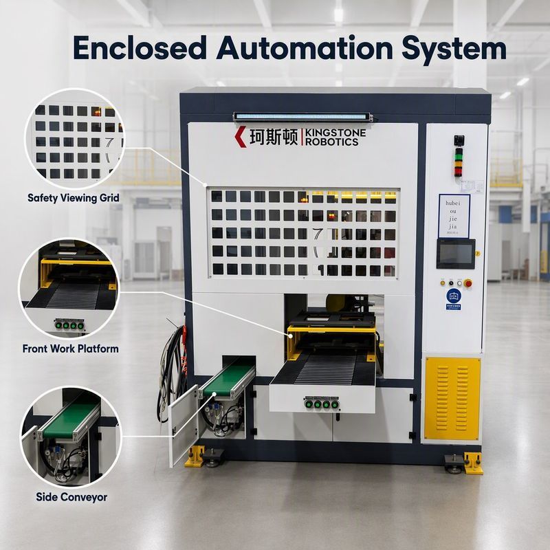 24/7 Consistent Production Robotic Grinding Machine For Complex Cast Iron Foundry Castings