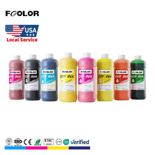 Orange Red Blue Green RGBO DTF Ink for Epson I3200 1390 4720 Xp600 Tx800 L1800 Printer