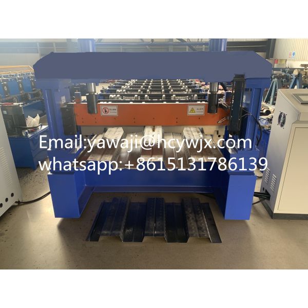 Fully Automatic PLC Controlled Ribbed Floor Deck Roll Forming Machine
