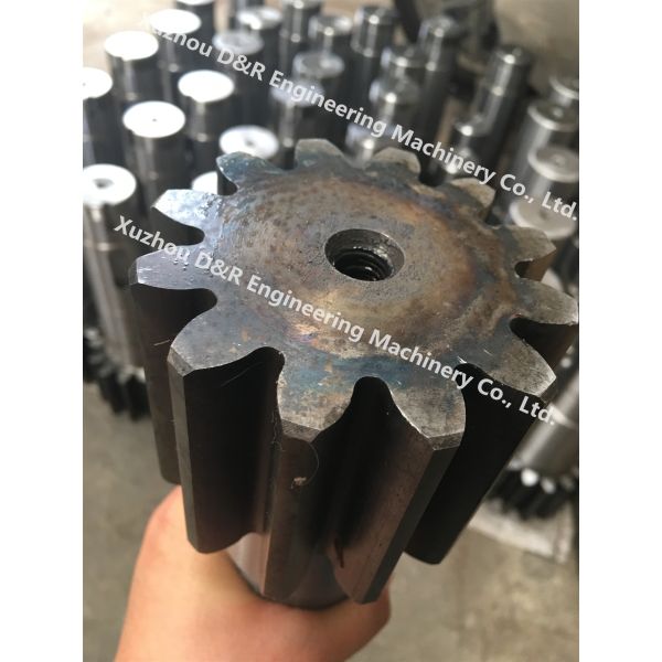 High quality gear shaft used on Kanglim 1256 crane, 40Cr gear shafts