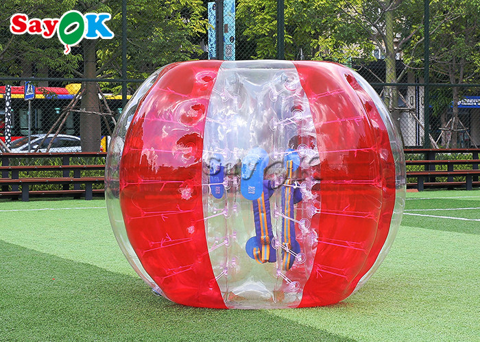 Шарики футбола пузыря Zorb раздувного тела PVC на открытом воздухе игры TPU центра событий прозрачные