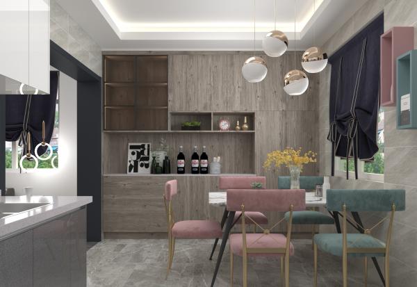 ISO CE RTA Plywood  Dining Room Storage Cabinet Shaker Kitchen Wall Units
