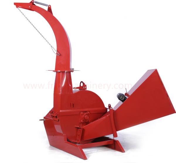 Tractor Self Feeding Wood Chipper Shredder Machine With 6 Inches Chipping Capacity