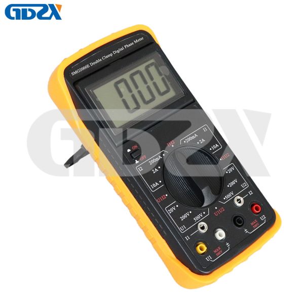 SMG2000E Easy Operation High Resolution Digital Double Clamp Phase Meter