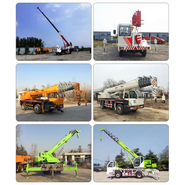 Homemade Chassis 12 Ton 4x2 Truck Mounted Crane With 35 T.M Rated Lifting Moment