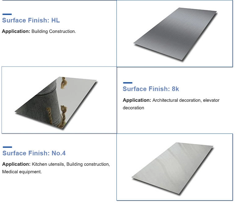 304 304L 304 316 316 316L 321 Листы из нержавеющей стали Нержавеющая плита