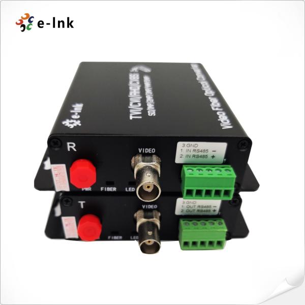 1Ch 5MP HD-AHD/HD-CVI/HD-TVI/CVBS Convertidor de fibra de video 4 en 1
