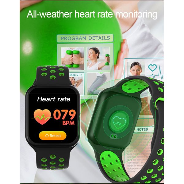 montre intelligente F9 de sport de fréquence cardiaque de forme physique de bracelet de bracelet de montre de bande du smartwatch 2109 le plus chaud