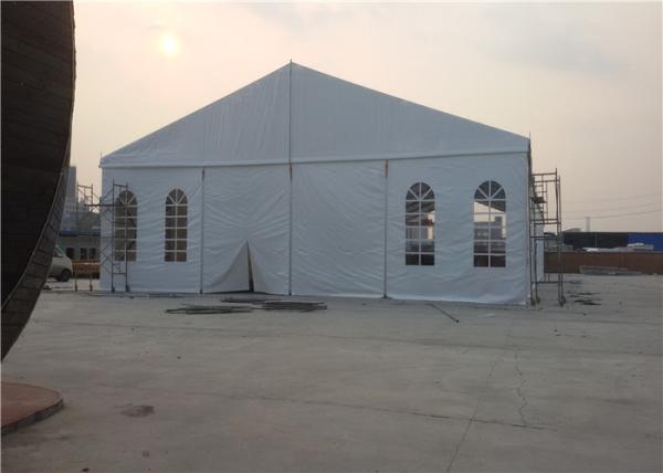 200 Seater White Small Wedding Marquee Party Tent , PVC Commercial Grade Marquee