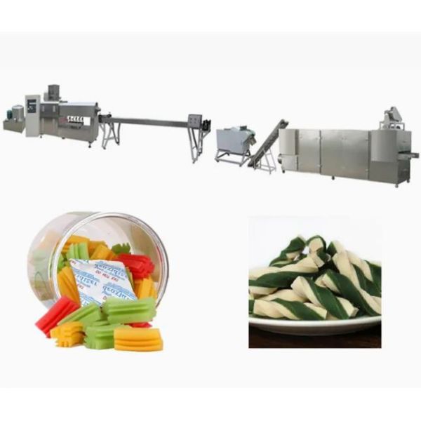 SS 100KW PET Chews Pet Treat Machine For Dogs' Teeth Health